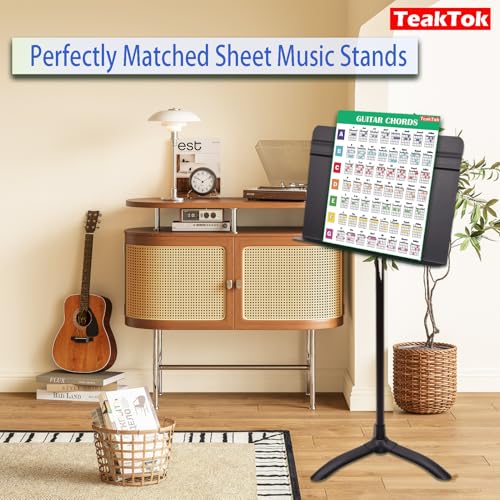 guitar chord chart poster for beginner and portable a4 laminated chords guitar