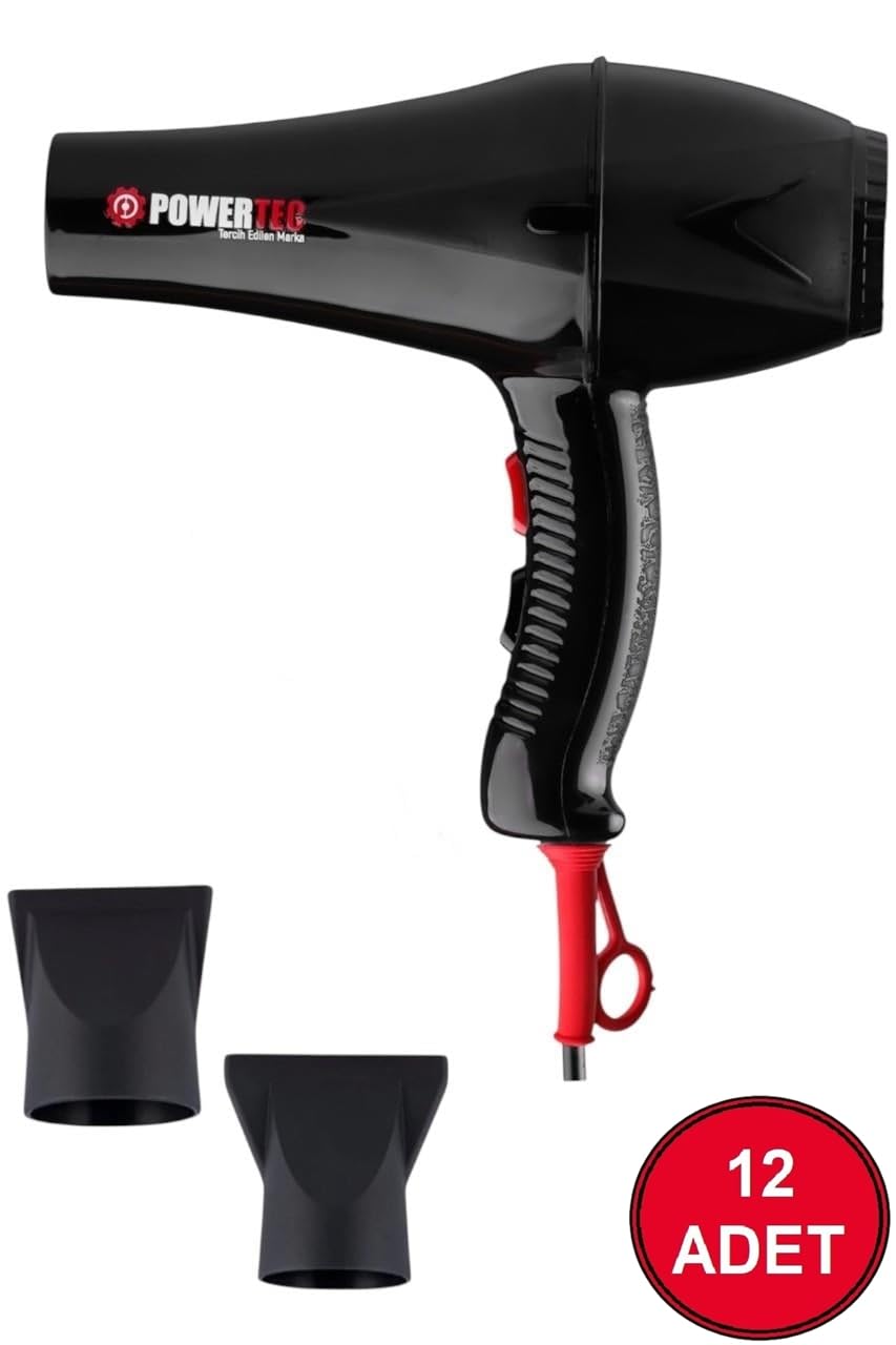 Powertec TR-901 Profesyonel Fön Makinesi 12 ADET