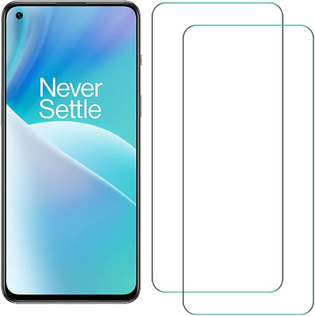 Widamin 2Pack, Screen Protector Compatible with OnePlus Nord 2T 5G/ OnePlus Nord 2 5G/ OnePlus Nord CE 5G, Premium Tempered Glass with 9H Hardness, [Crystal Clearity]