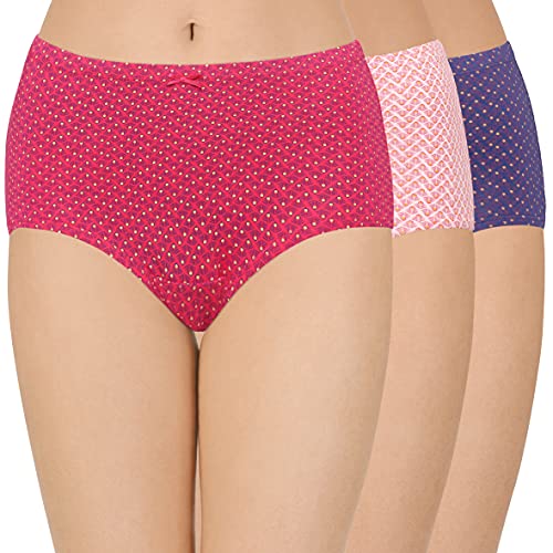 Image of Amante Inner Elastic Cotton Full Brief Panty Pack- Pack of 3