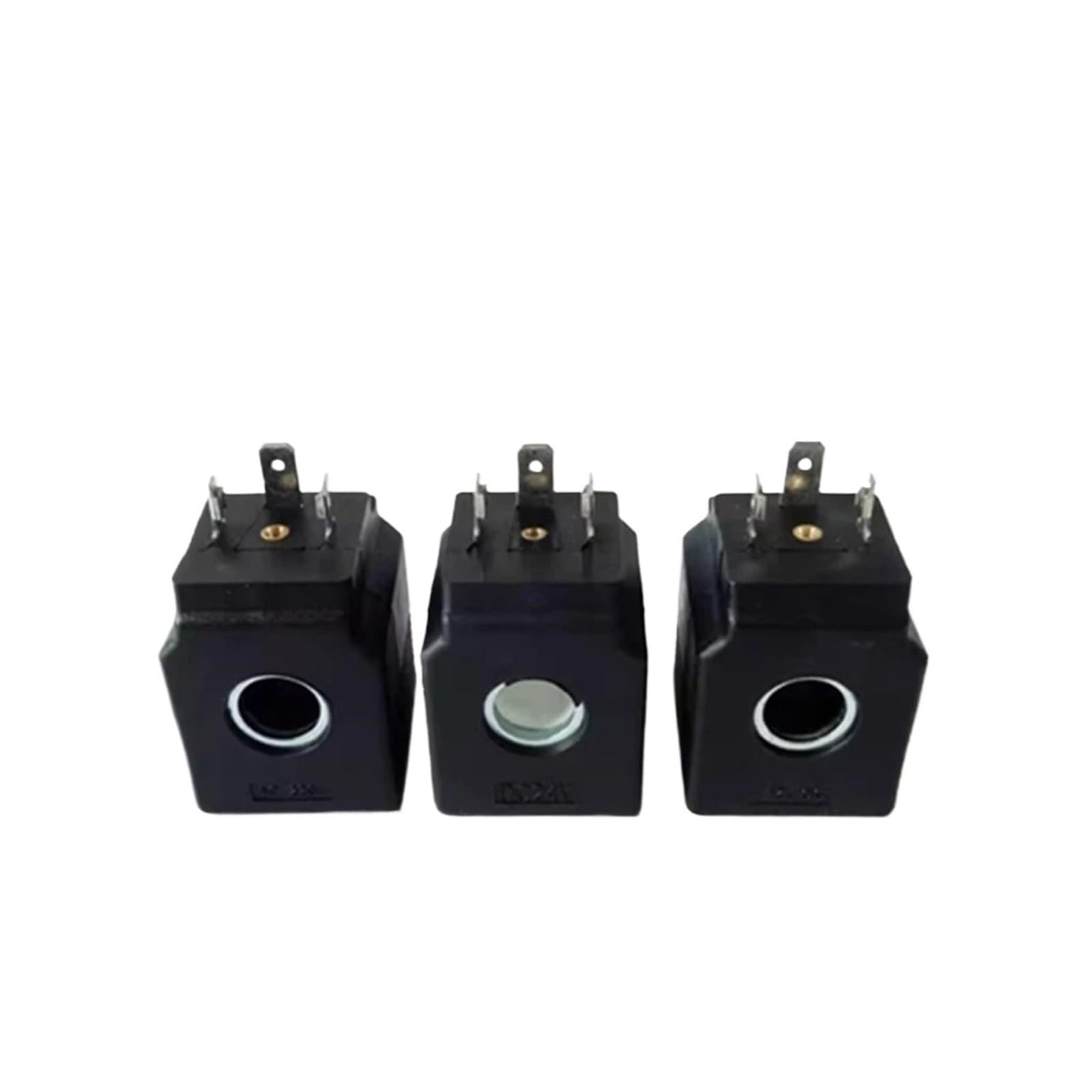 QRUYHBAJU 1pcs Hydraulic Solenoid Valve Coil Inner Hole 13mm Height 38mm AC220V DC12V DC24V(220 Volt)
