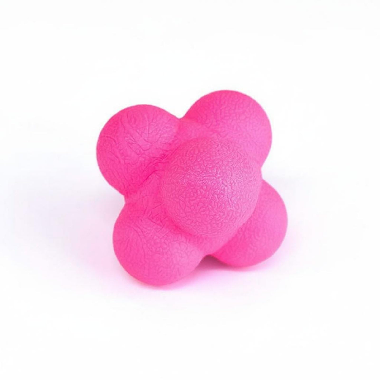 Hex Reaction Ball Unpredictable Rebound Agility Coach Ball Improves Reflexes Hand-Eye Coordination Coach for Children, Beginners, Pink|Training Aids-image-17