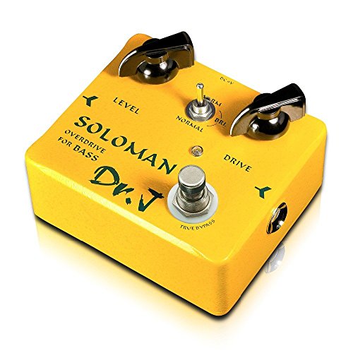 Dr J D-52 Soloman Bass Overdrive Pedal de efectos de guitarra