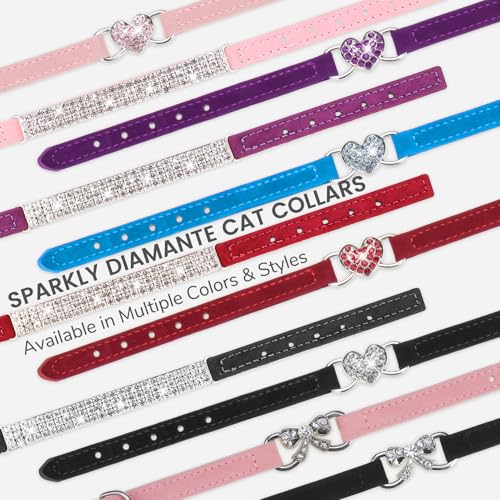 Collar de gato seguro con elástico ajustable y cascabel 8