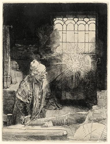 Affiche Faust de Rembrandt sur toile pour créer un coin lecture élégant et intemporel
