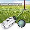 Lazmin-Buscador-de-Rango-de-Golf-telescopio-monocular-de-Mano-al-Aire-Libre-Buscador-de-Rango-Medidor-de-Distancia-Probador-Laser-de-Golf-Plateado