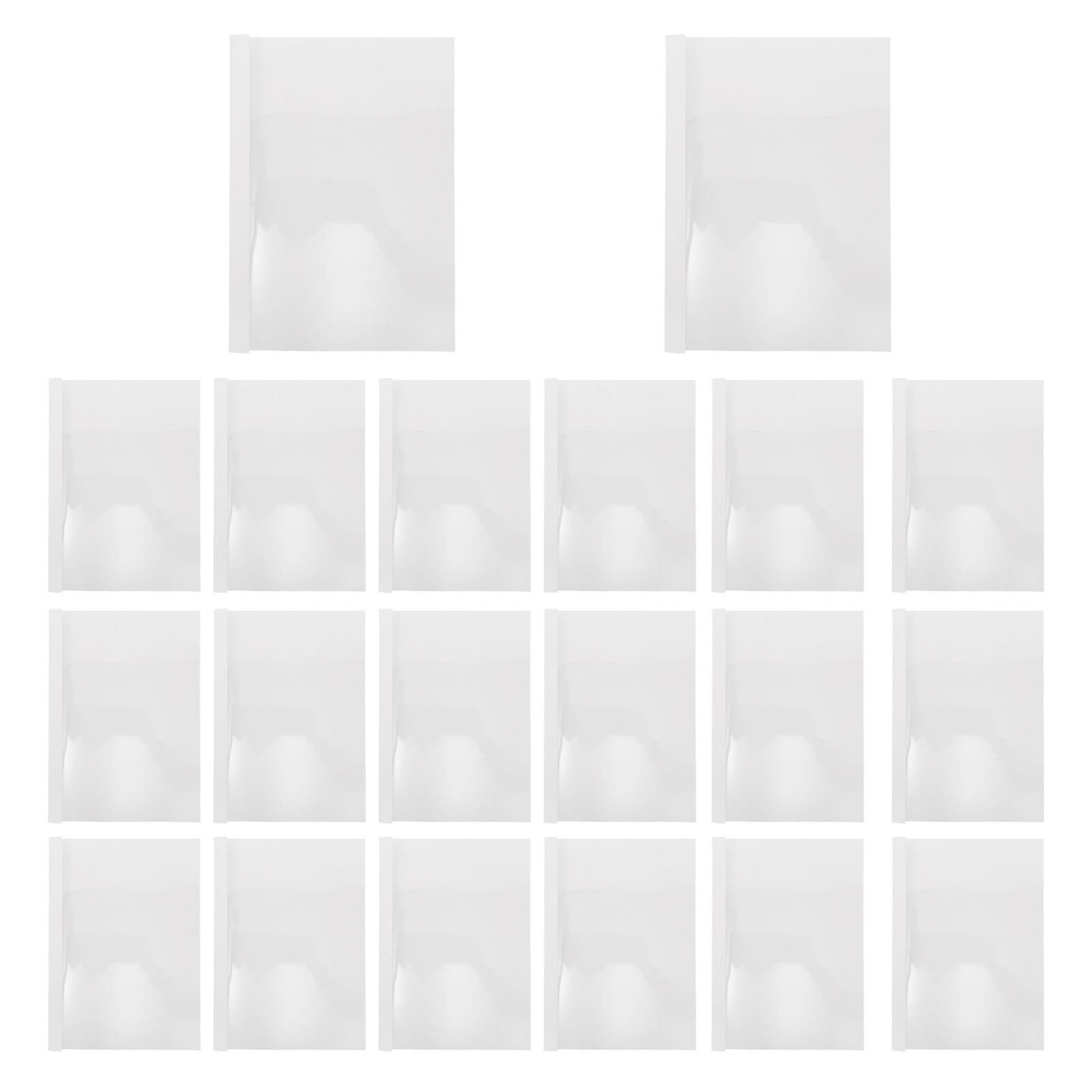 Zerodeko 20 fundas térmicas white tamaño A4 con de 2 mm, capacidad para