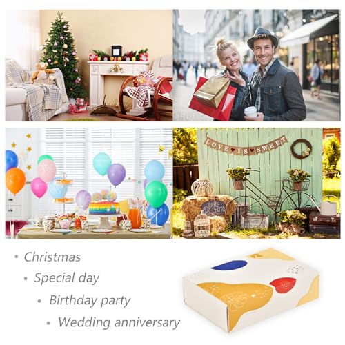 Dodger Blue Men's Boxer Briefs Pack Underwear Boxer Briefs for Men Boys Kids 3 Pack Gift Box S3