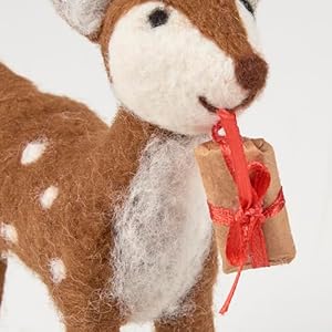 Primitives by kathy christmas fawn critter  urban country home decor