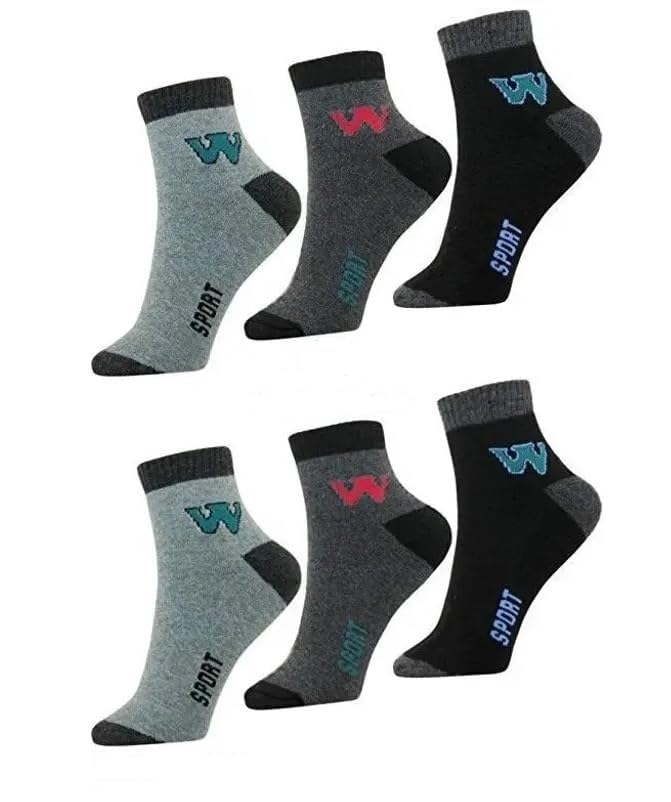 Men Cotton Sports Ankle Socks, Terry or Towel Socks-image-17