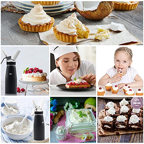 Garrafa Sifão Chantilly Gourmet Profissional 500ml 3 Bicos