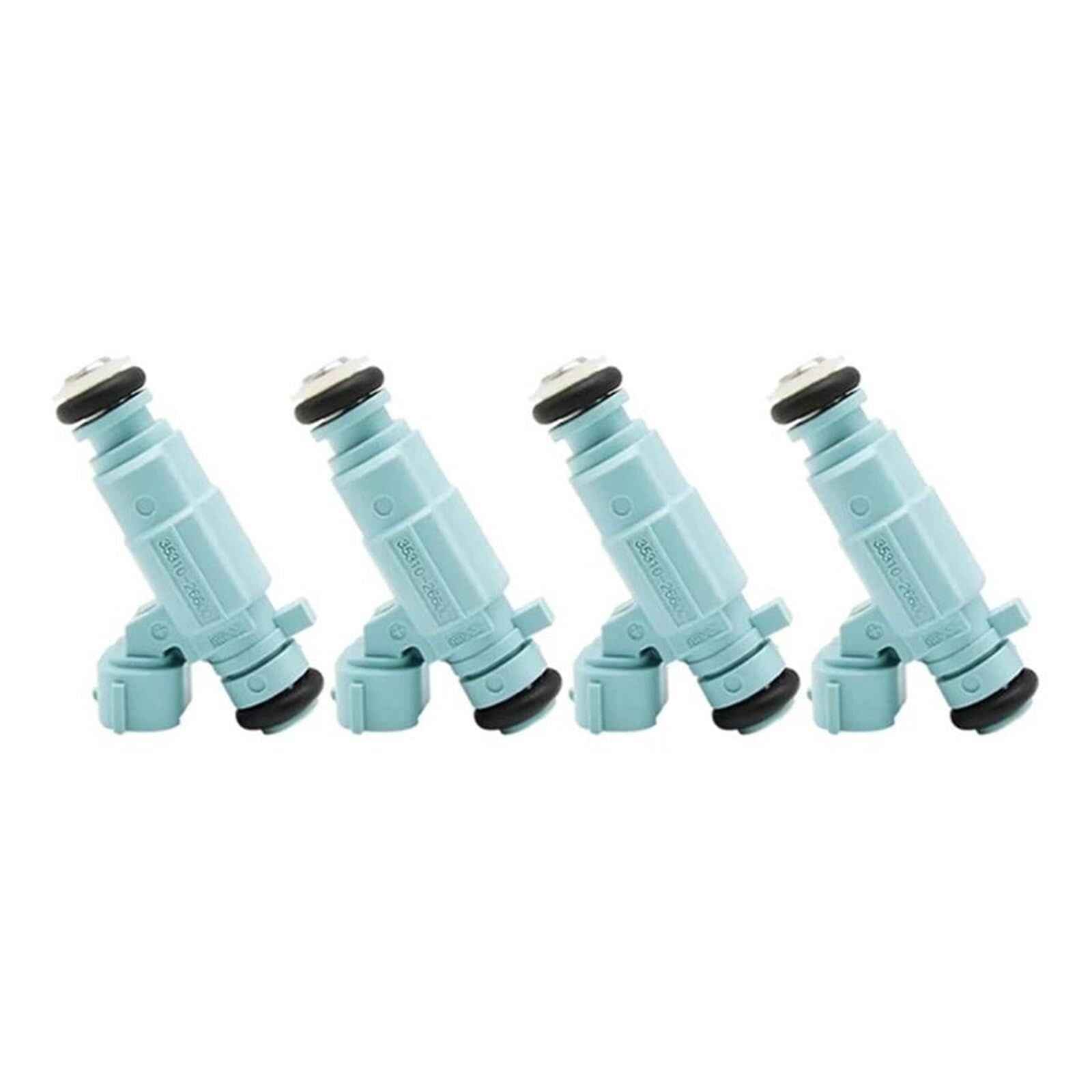 Diesel Injector Petrol Fuel Injector Compatible with Kia for Rio 2011-2016 35310-26600 4Pcs/Set