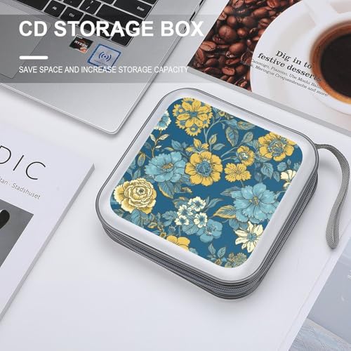 Estuche para CD de plástico duro antichoque que protege 40 unidades de DVD 5