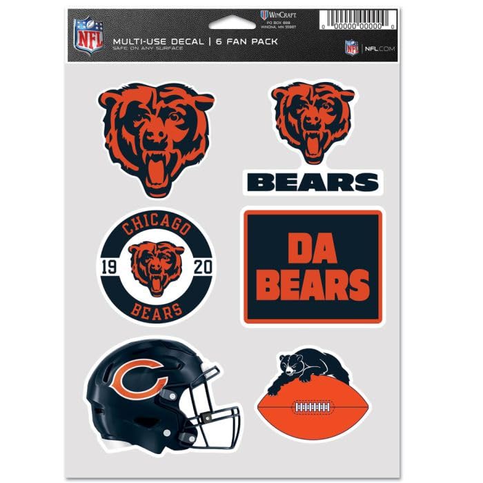 Chicago Bears Wall Décor & Decals - Foto 6