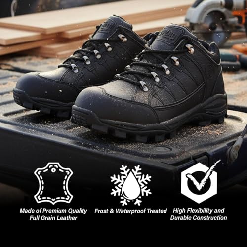 Image of Bazalt Men's Men's Black Leather Low Profile Shoes