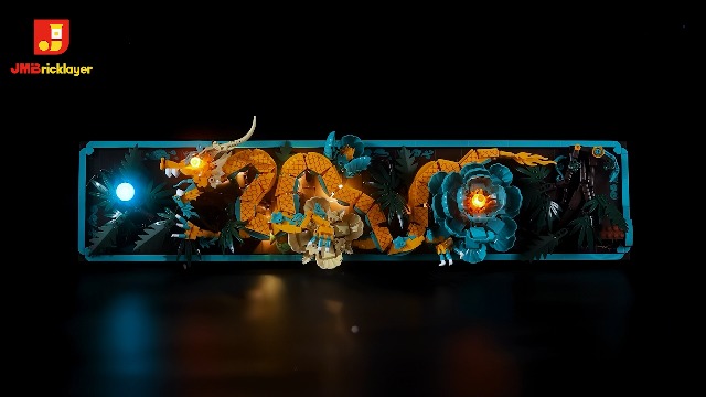 Amazon.com: JMBricklayer Mythic Dragon Tiles Building Block Sets