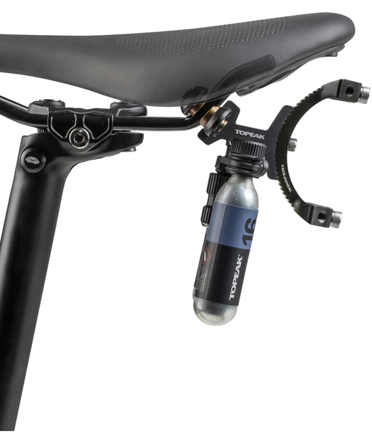 Topeak Tri-Backup Elite 2 uchwyt na butelkę i akcesoria, Unisex Dorosły, Czarny, Unisex