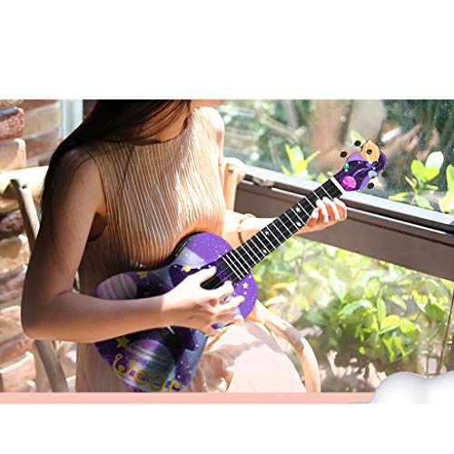 Ukulele Ukulele Female Beginner 24 inch Star Galaxy Little Guitar Child Purple Guitar - Les Beatles, Paul McCartney, John Lennon, RIngo Starr, George Harrison Ukulele Ukulele Female Beginner 24 inch Star Galaxy Little Guitar Child Purple Guitar – Image 4