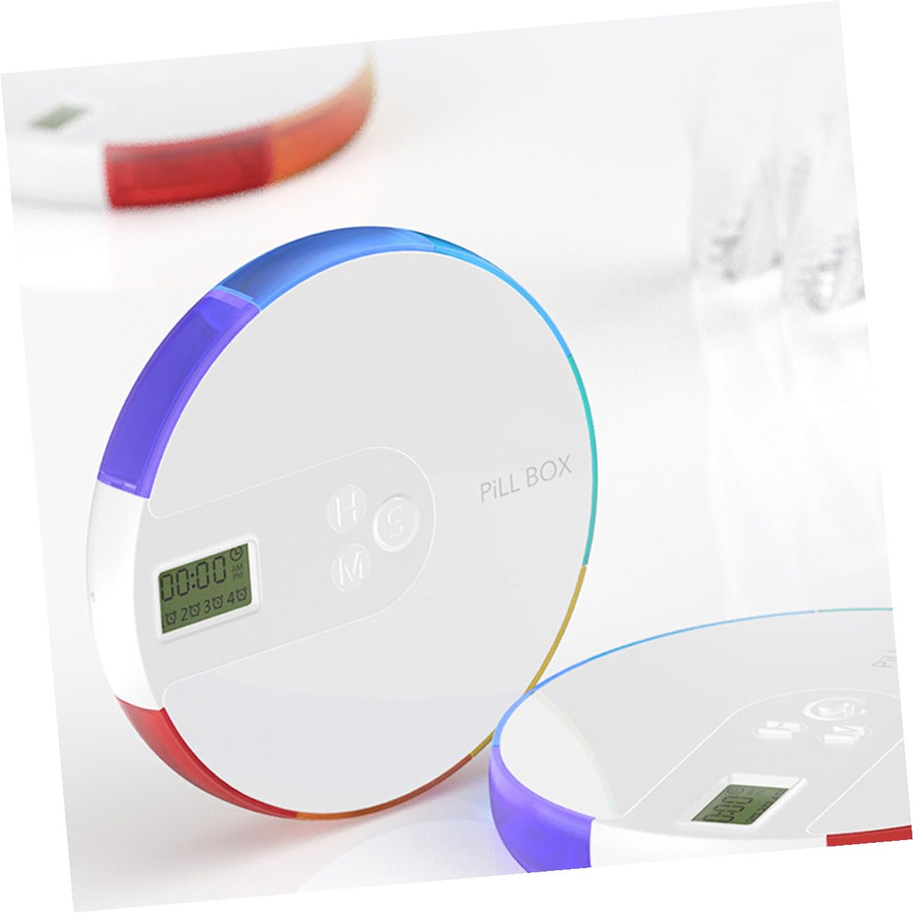 Healvian Portapillole Settimanale Digitale a 7 Scomparti Colorati