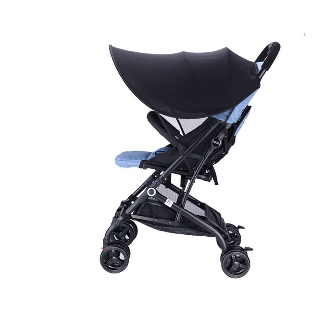 HEMOTON Portable Stroller Awning Sunshade Stroller Cover Sturdy Frame Full Coverage for Baby Safety