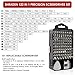 Precision Screwdriver Set, SHARDEN 122 in 1 Electronics Magnetic Repair Tool Kit with Case for Repair Computer, iPhone, PC, Cellphone, Laptop, Nintendo, PS4, Game Console, Watch, Glasses etc (Grey)