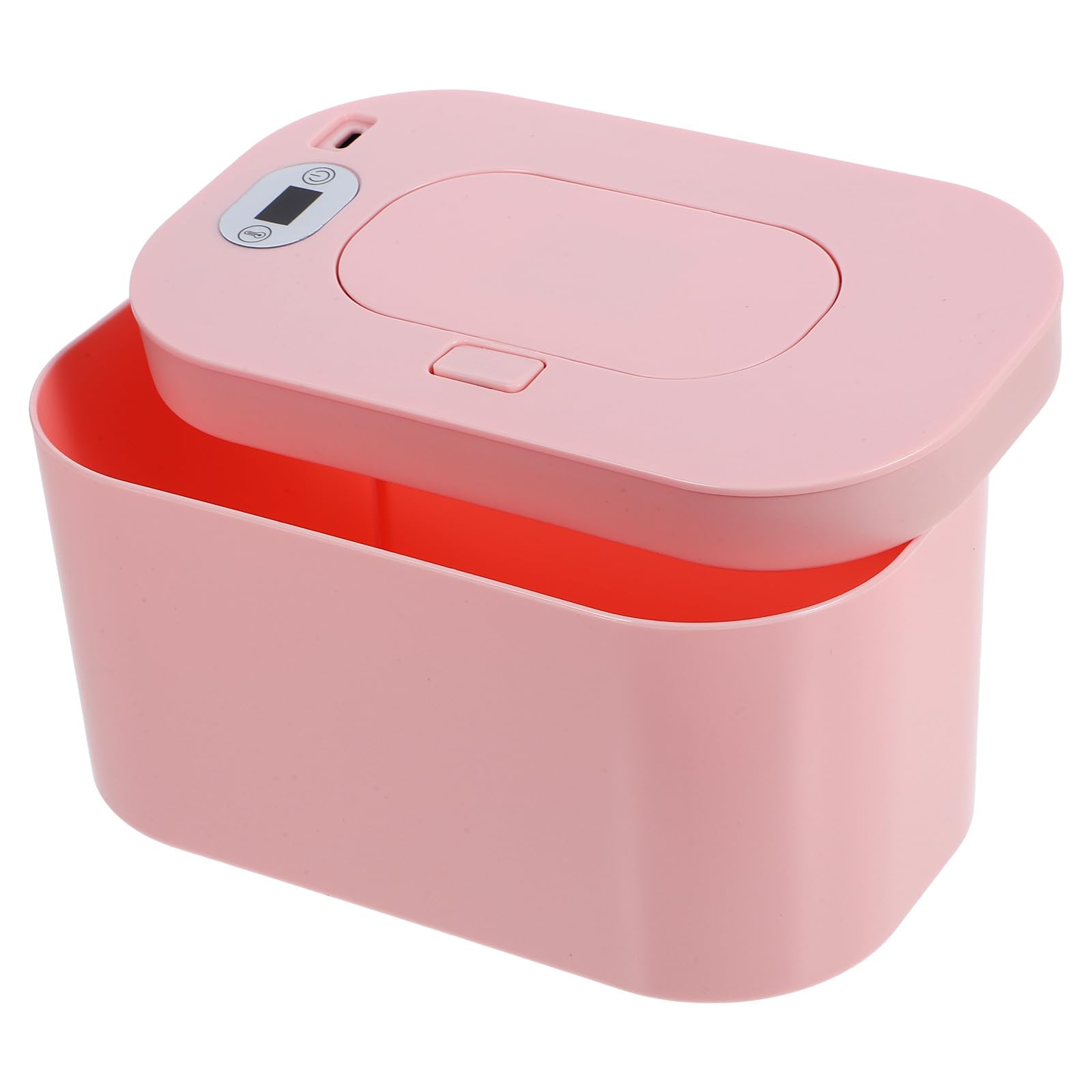 Calentador Eléctrico de Toallitas Húmedas Rosa ABS para Bebés