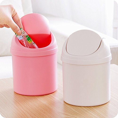 Leisial, mini cestino dell'immondizia da scrivania...