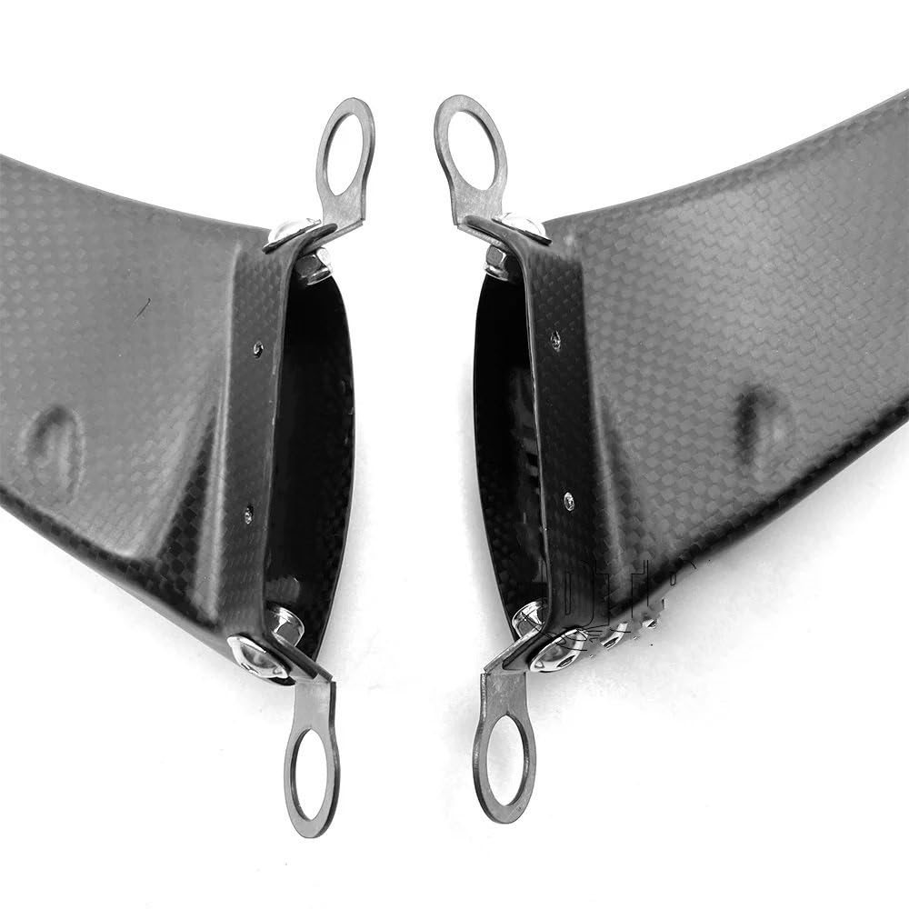 Refrigeración de pinza de freno Pinza delantera de motocicleta de 100 mm y 108 mm, cubierta de radiador, conductos de aire, montaje de refrigeración de frenos, piezas modificadas(Plain Gloss 108MM)