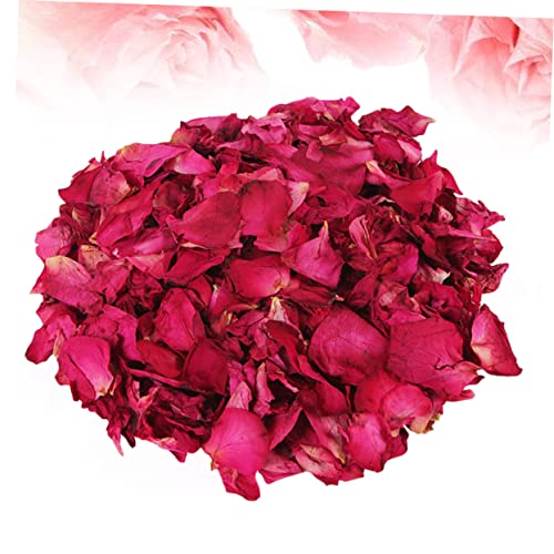 Pétalos secos de rosa roja para baño y decoración miniatura 5