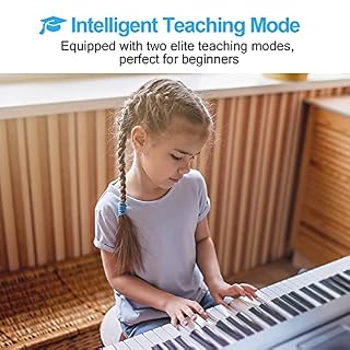 Moukey 61 Touches Clavier Piano Kit, Piano Numérique avec Support pour Clavier Piano, Pupitre de Musique, Autocollants… - Les Beatles, Paul McCartney, John Lennon, RIngo Starr, George Harrison Moukey 61 Touches Clavier Piano Kit, Piano Numérique avec Support pour Clavier Piano, Pupitre de Musique, Autocollants… – Image 4