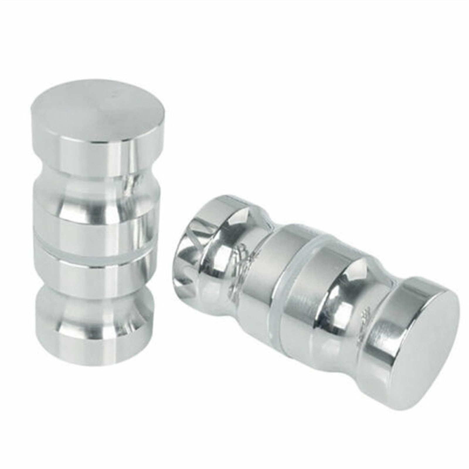 Bouton poignée de porte design chromé en alliage d'aluminium de haute qualité