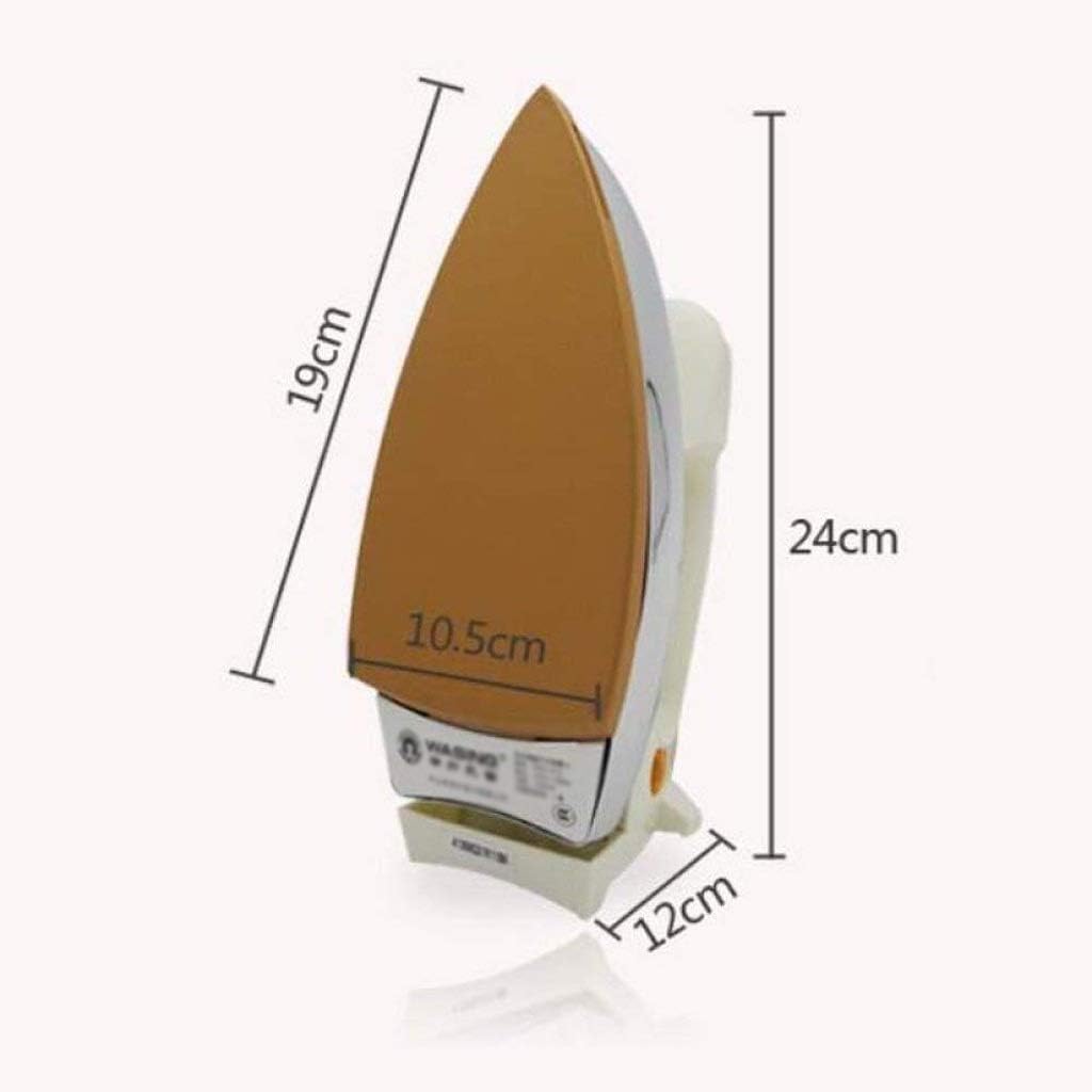 Professional Grade Steam Iron for Clothes with Resistant Stainless Steel Sole Plate, True Position Axial Aligned Holes