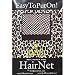 Real Women Ride No Knot Hair Net,Dark Brown,One Size