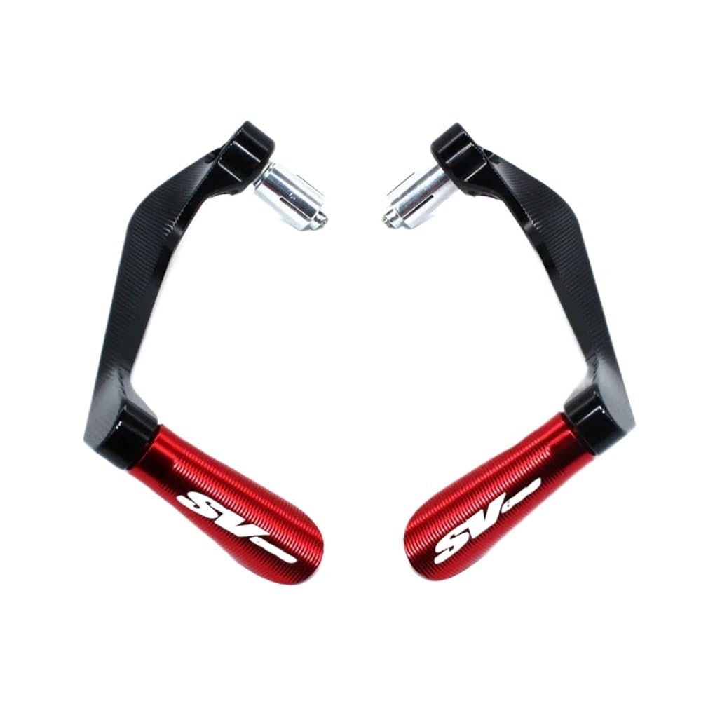 Wgruklbd Red For Suzuki Sv650 Sv650s Sv 650 650S 650X Sv650x Gladius Motorcycle Cnc Handlebar Grips Guard Brake Clutch Levers Protector Handlebars Protector