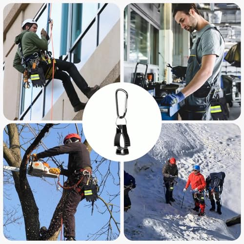 OFFCUP Handschuh Clips Halter, 6 Stück Handschuh Grabber Clip mit Karabiner, Grabber Halter für Arbeitshandschuh Grabber Clip, Handschuhklammern zum Aufhängen von Handschuhen, Handtüchern