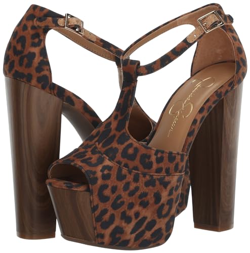 Image of Jessica Simpson Womens Dany 3 Floral Heeled Platform Sandals