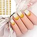 Outus 14 Sheets Glitter Nail Wraps Full Nail Art Polish Stickers Adhesive Nail Wrap Stickers Shine Nail Decals Strips False Nail Gradient Manicure Kit with 1 Piece Nail File (Classic Color)