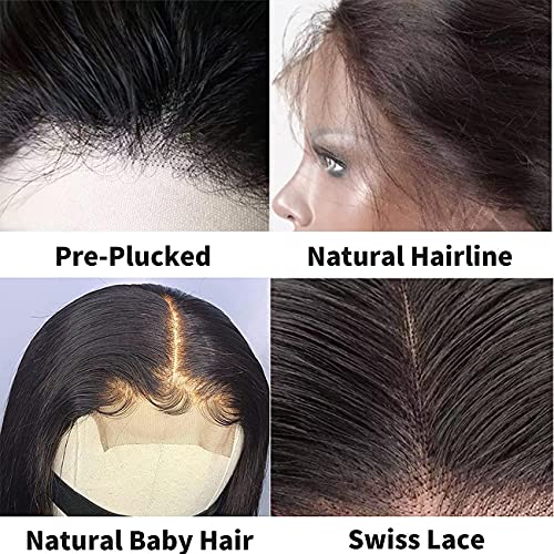 Dream-Diana-Ombre-Kinky-Straight-Human-Hair-Wig-Brazilian-Yaki-Wigs-For-Black-Women-150-Density-Wave-4x4-Lace-Closure-Pre-Plucked-Body-T1b30-Color26inch