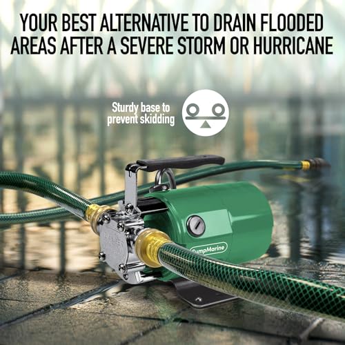SumpMarine Water Transfer Pump, 115V 330 Gallon Per Hour - Portable Electric Pump with 6' Hose Kit, Remove Water From Pools, Rain Barrel, Aquariums by SumpMarine - Used condition - Image 6