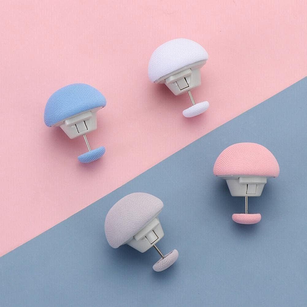 Mushroom Non-Slip Duvet Cover Clips || High Elasticity Non-Slip Comforter Holder Fasteners || Needle Clip Duvet Cover Clips for Bedding Cover, Blanket, Curtains (Multicolor) (2)-image-28