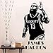 Adesivi murali Zykang Dormitorio per studenti Adesivi murali camera da letto Pallacanestro Nba Star James Harden 46Cm * 80Cm