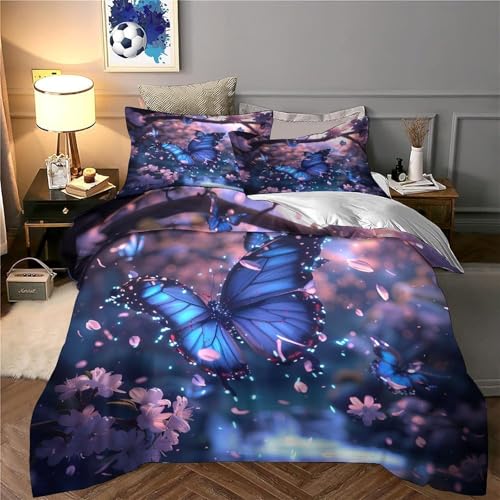 Housse de couette hypoallergénique Chien Noir 3D avec fermeture éclair
