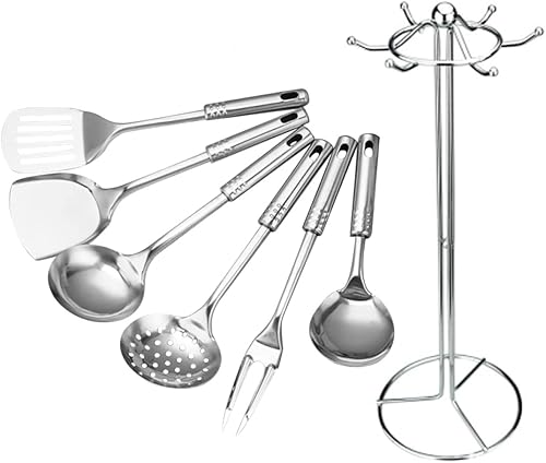 Juego de 7 piezas de utensilios de cocina antiadherentes utensilios de cocina antiadherentes utensilios de cocina de metal utensilios de cocina