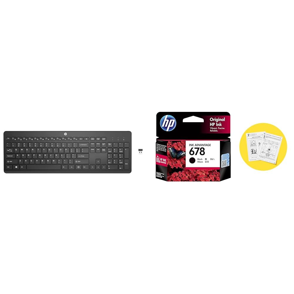 HP 230 Wireless Black Keyboard with 2.4GHz connectivity up to 10m, 12 Function Keys and 16-Month Lon-image-37