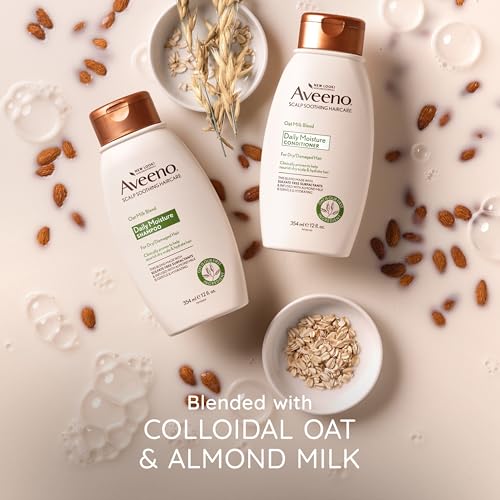 aveeno farm-fresh oat milk sulfate-free shampoo bottle - sulfate-free shampoo