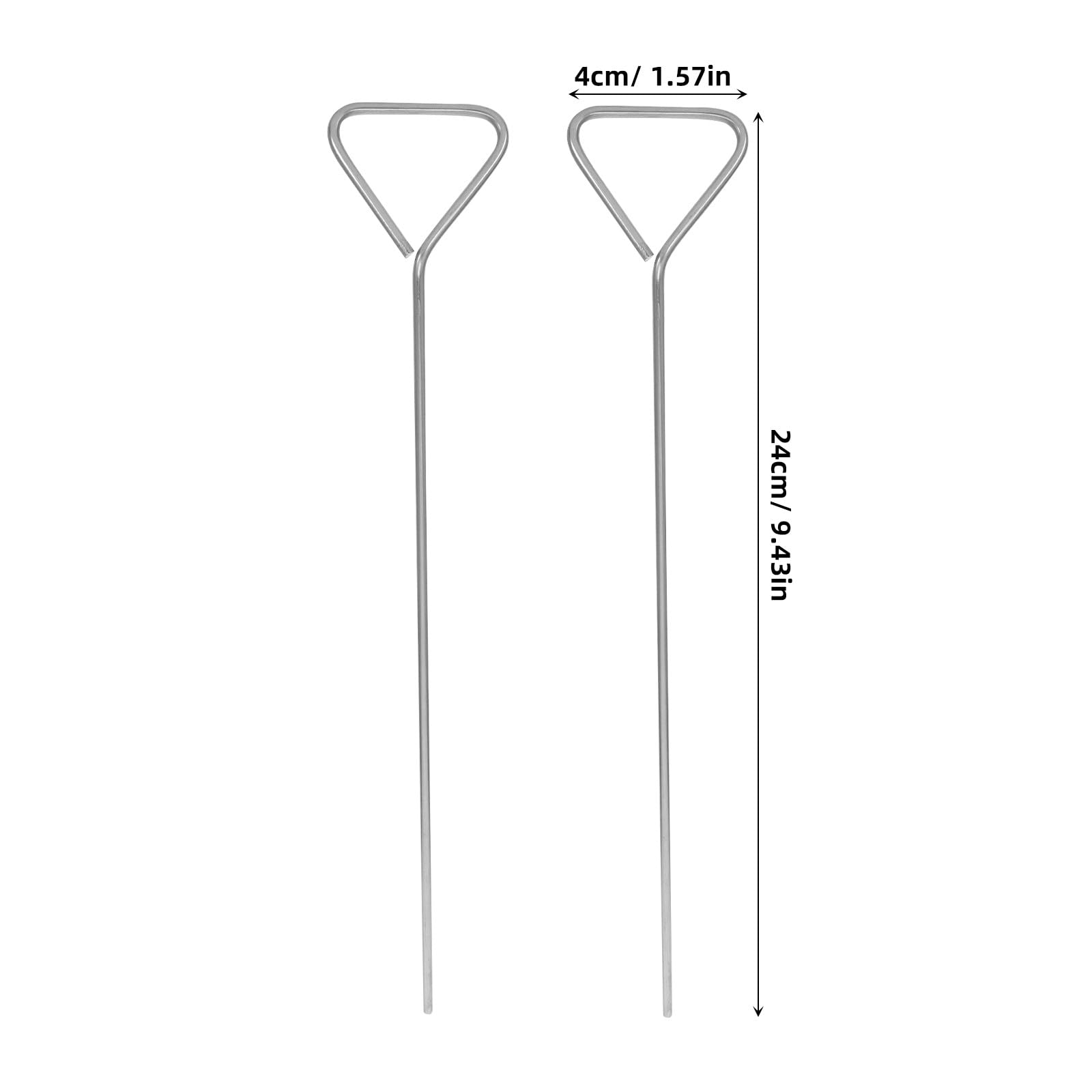 Cabilock Bâtonnets de Revêtement Triangulaires Outils Efficaces Améliorant la Précision 6pcs en Acier Inoxydable pour Applications de Laboratoire pour Échantillons et Boîtes de Petri
