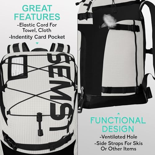 SEMSTY Ski Boot Bag 55L