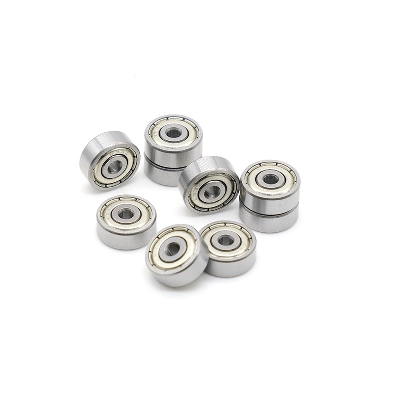 12 Pcs 623ZZ 3x10x4mm ABEC-7 Miniature Ball Bearings Kit, EMQ Z3V3 Deep Groove Set for Precision Equipment(604ZZ 4x12x4)