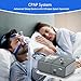 CPAP System - Color Screen, Nasal Mask, Whisper-Quiet Operation, Auto-Adjusting Pressure, and User-Friendly Interface for Restful Nights