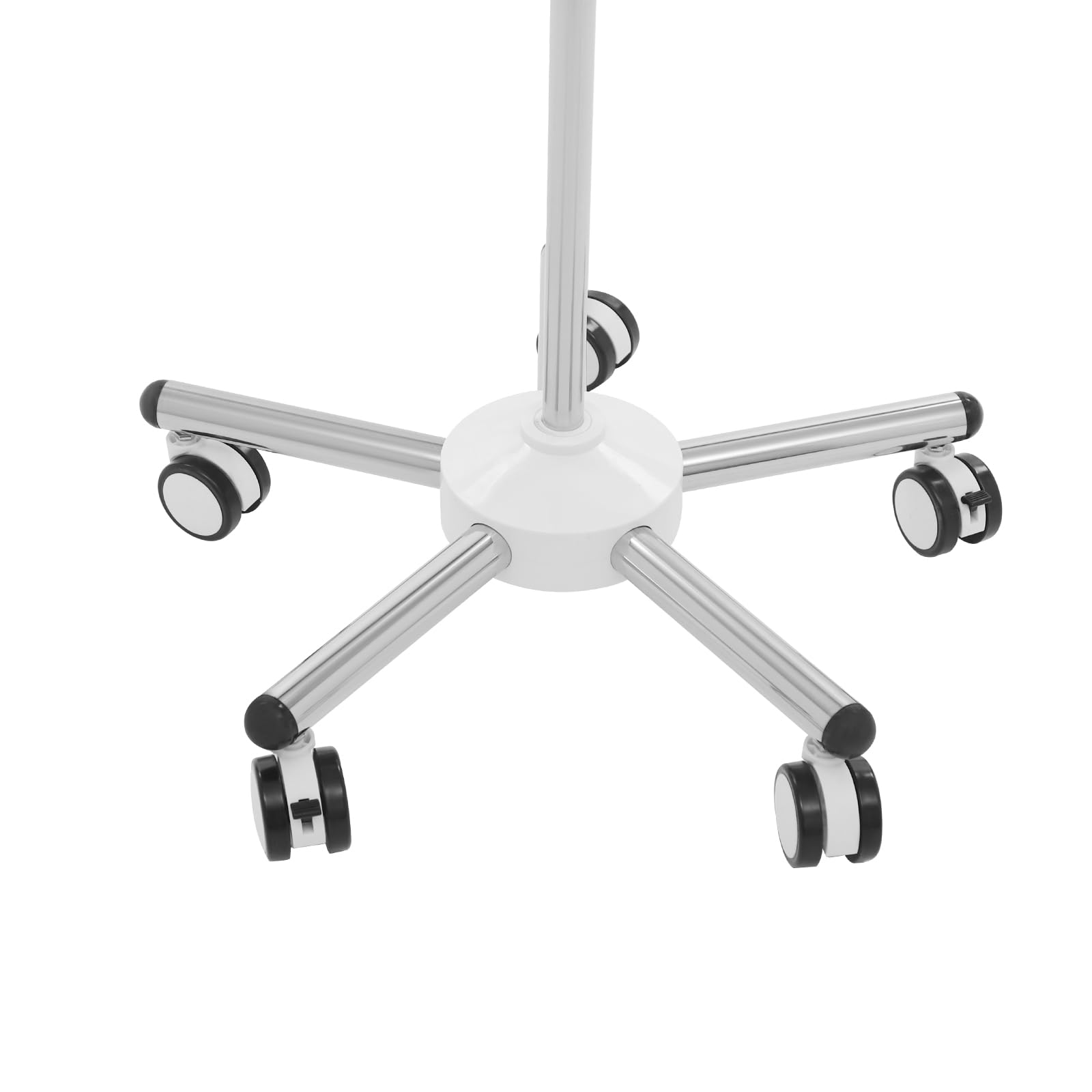 21W 360 Rotation LED chirurgische Prüfungsleuchte Bodenplan,Höhe 1.3-1.6m Mobile Chirurgische Medizinische Untersuchung Lichtlampe,Weiß Licht Untersuchungsleuchte
